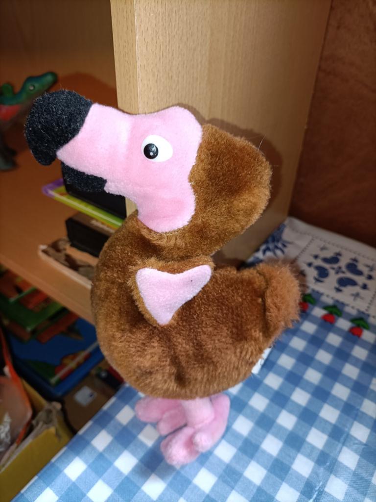 Dodo knuffel 21 cm groot Ecodrome Zwolle, Kinderen en Baby's, Ophalen of Verzenden, Zo goed als nieuw, Overige typen