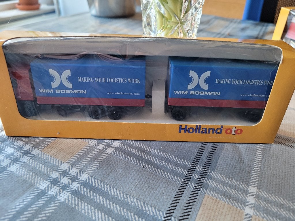 Bosman vrachtwagen aanhanger 1:87 Holland oto, Ophalen of Verzenden, Zo goed als nieuw, Bus of Vrachtwagen, Overige merken