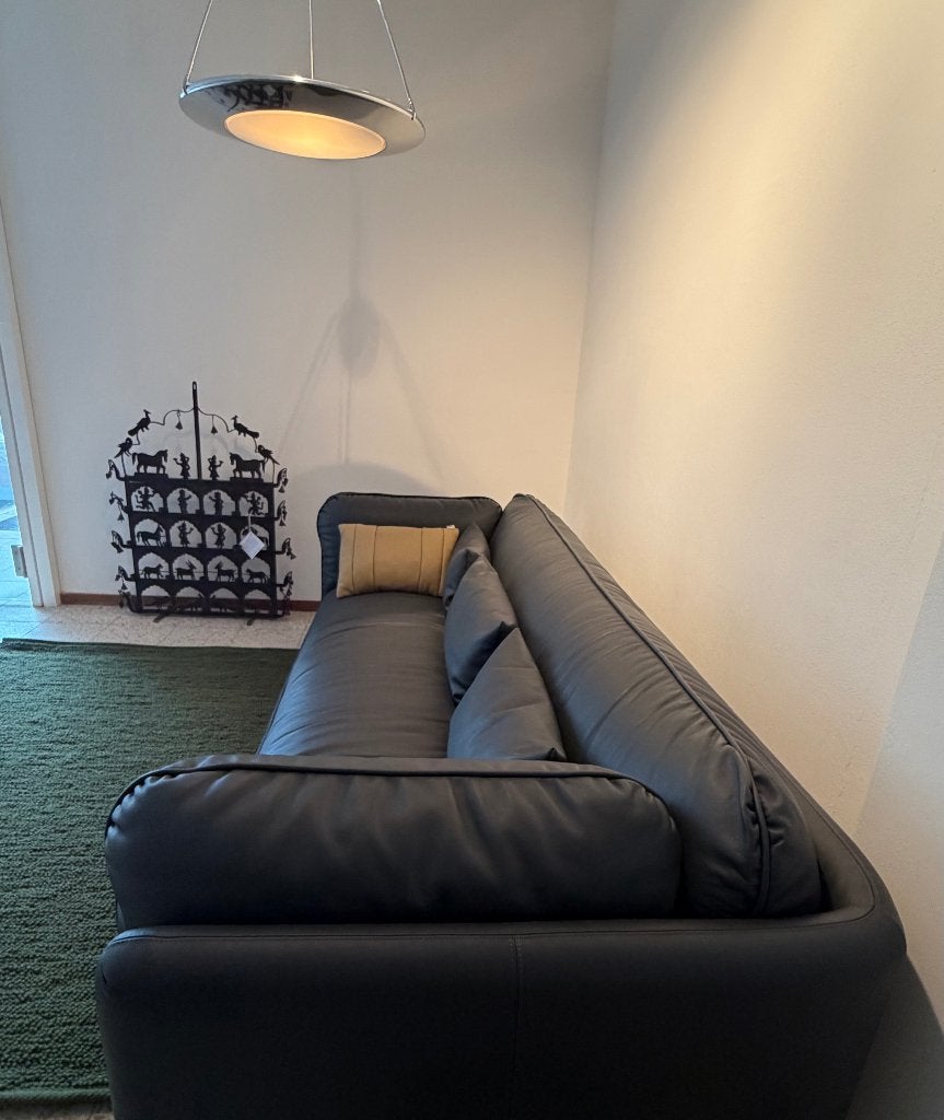 SALE Leolux Lunetta 3,5 zits bank luxe leder, Ophalen, Rechte bank, 200 tot 250 cm, Driepersoons