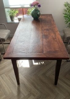 Authentieke teaktafel, Ophalen, Gebruikt, Teakhout, 50 tot 100 cm