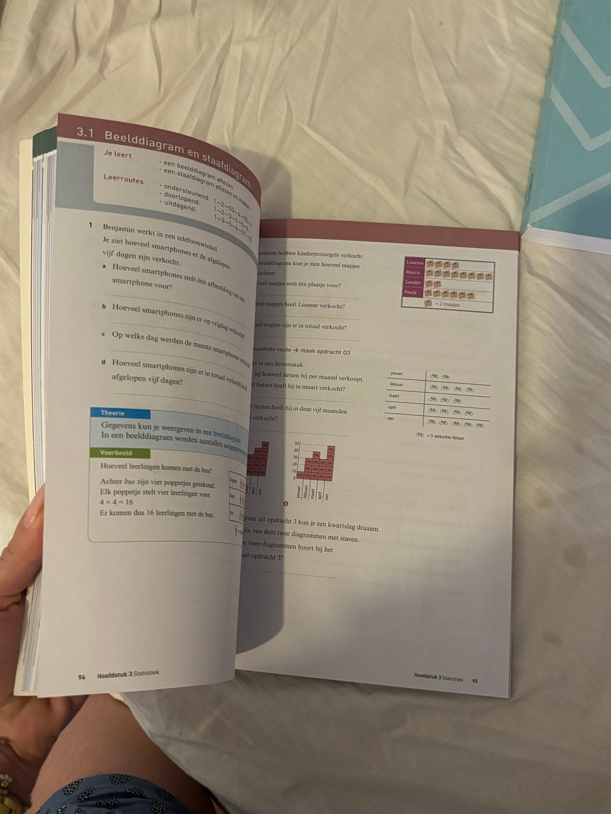 Moderne Wiskunde 3A VMBO-Basis 12e editie leerwerkboek, Ophalen of Verzenden, Zo goed als nieuw, VMBO, Wiskunde A