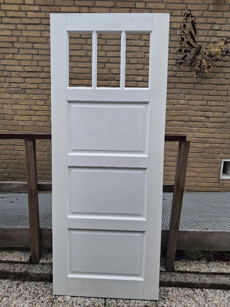 Paneeldeuren, binnendeuren, Doe-het-zelf en Verbouw, Deuren en Horren, Ophalen, Gebruikt, 80 tot 100 cm, Binnendeur