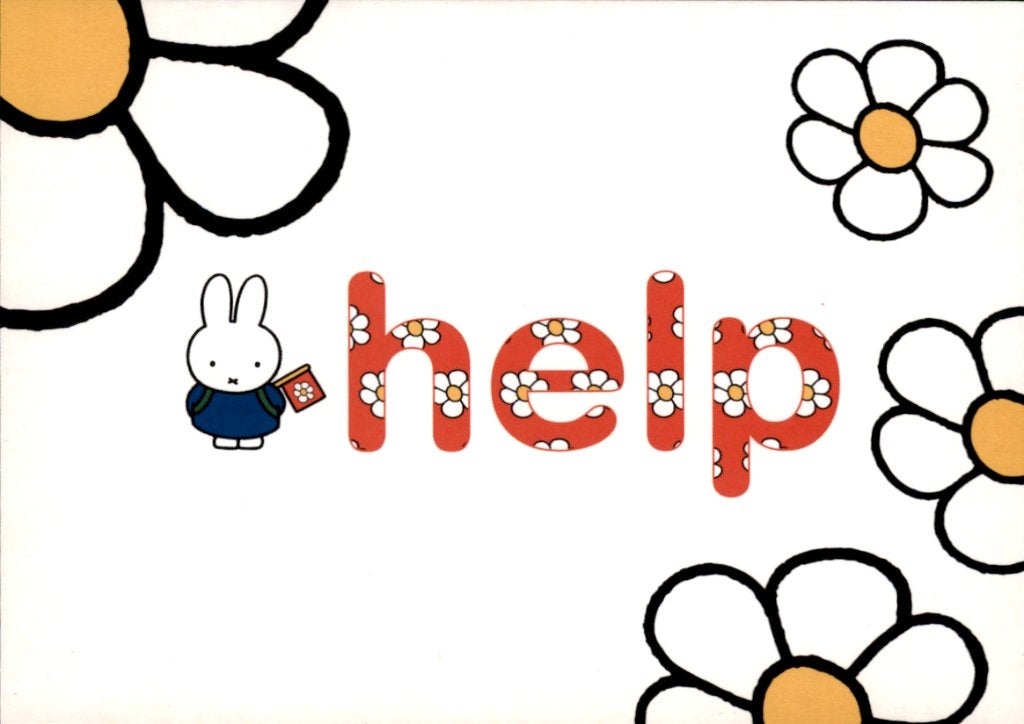 Nijntje, Dick Bruna HELP, Ophalen of Verzenden, 1980 tot heden, Ongelopen, Overige thema's