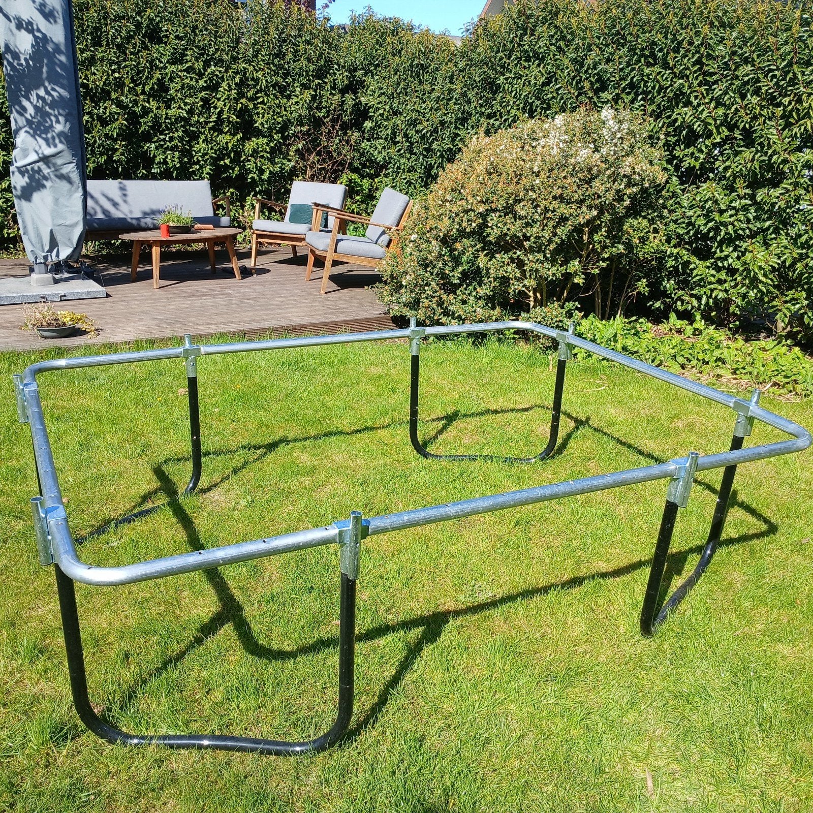 Salta trampoline Comfort Edition 214x153 zgan, Ophalen, Zo goed als nieuw