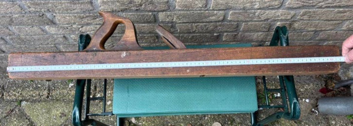 Antieke blokschaaf 82 cm Goldenberg, Ophalen of Verzenden