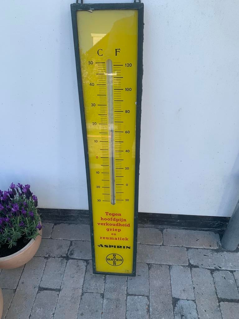 Thermometer vintage, Antiek en Kunst, Curiosa en Brocante, Ophalen of Verzenden