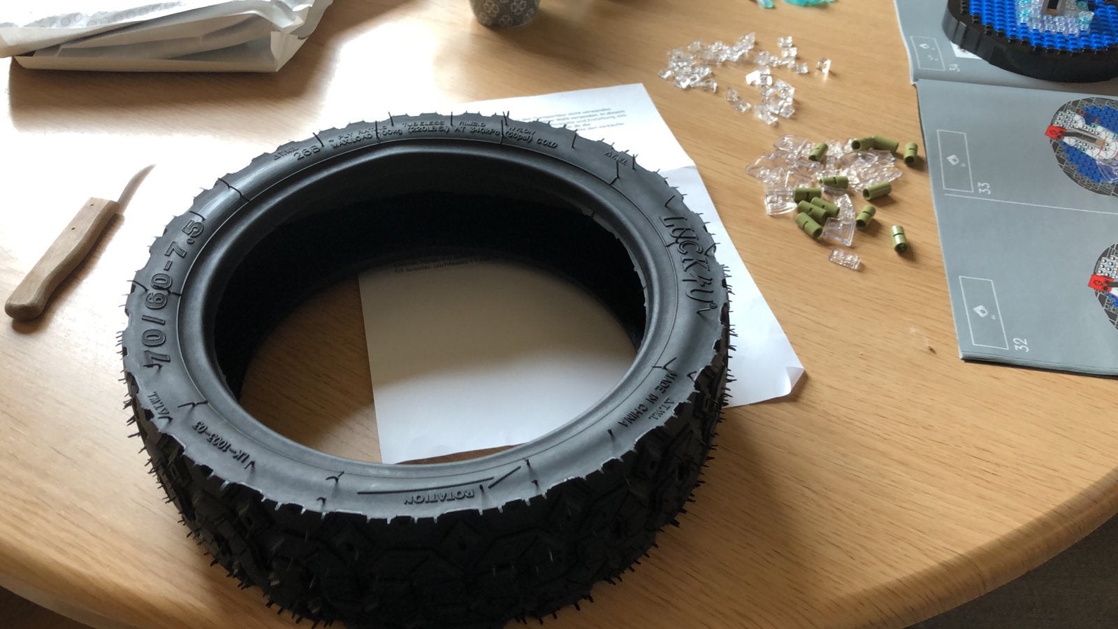Segway band LUCK 4 U 70/60-7.5 tubeless met gel, Band, Nieuw, Rubber, Ophalen