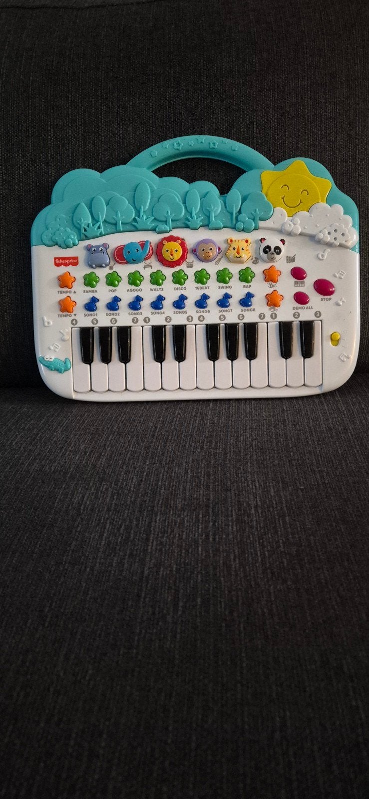 Fisher-Price Dieren Piano met Licht en Geluid, Ophalen of Verzenden