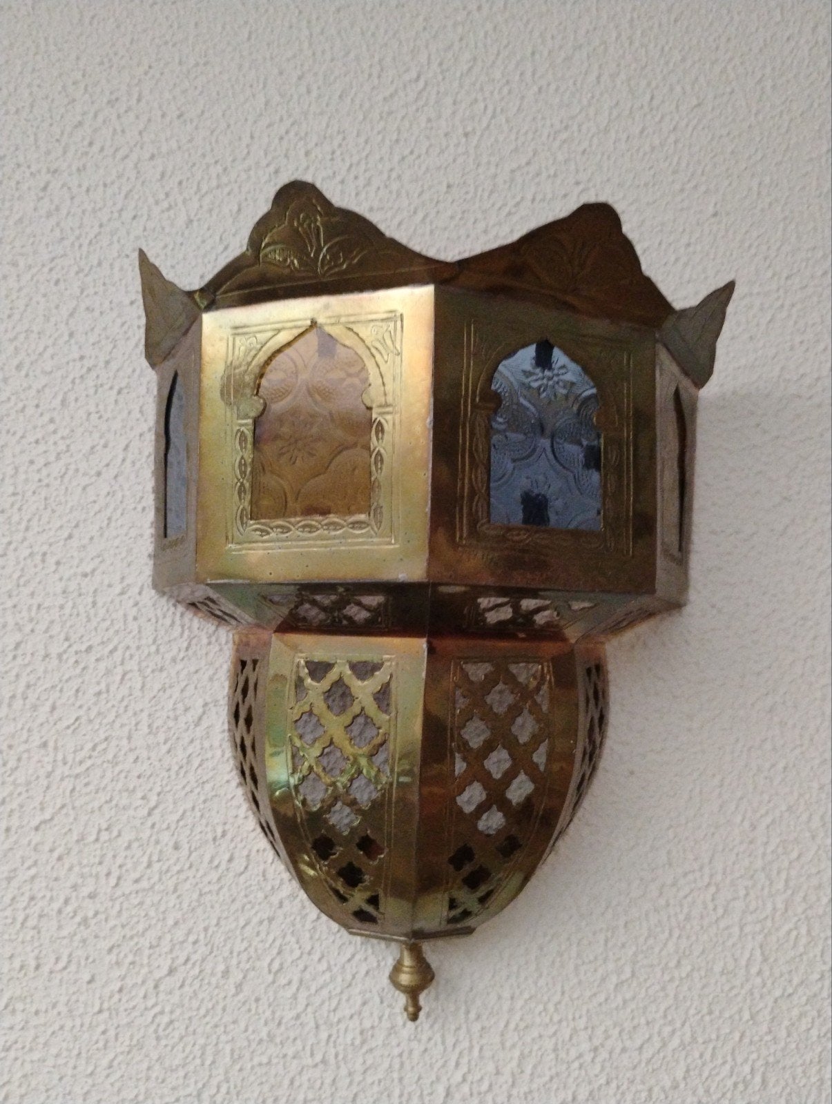 Tunesische wandlamp - Oosters design (23x31x12 cm), Ophalen of Verzenden