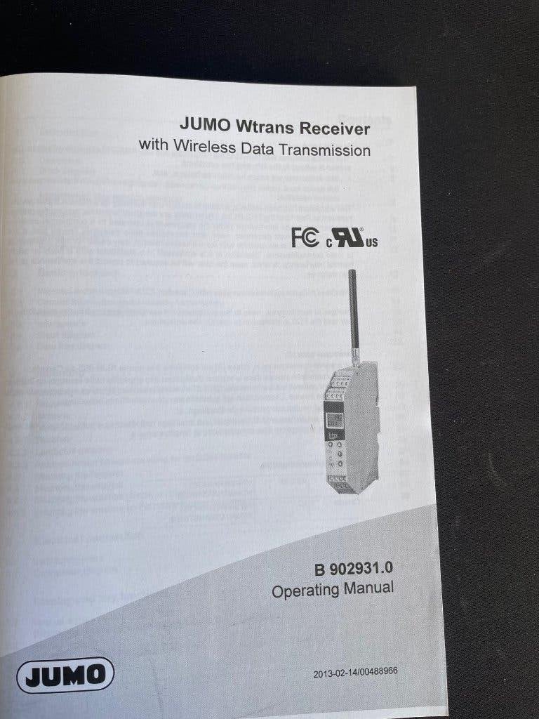 Te koop: Jumo draadloze data transmitter type B, Ophalen of Verzenden, Nieuw