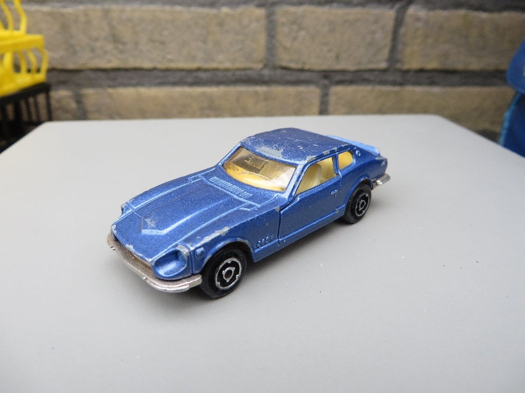 Majorette Datsun 260 Z blauw, Ophalen of Verzenden, Gebruikt, Auto
