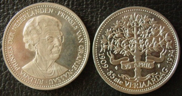 Penning Juliana 1909-1994, Verzenden, Overige materialen, Nederland