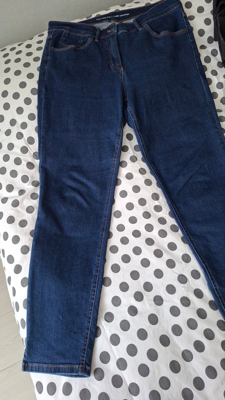 Gerry Weber spijkerbroek met splitjes - maat 40, Kleding | Dames, Spijkerbroeken en Jeans, Ophalen, Blauw, Zo goed als nieuw, W30 - W32 (confectie 38/40)