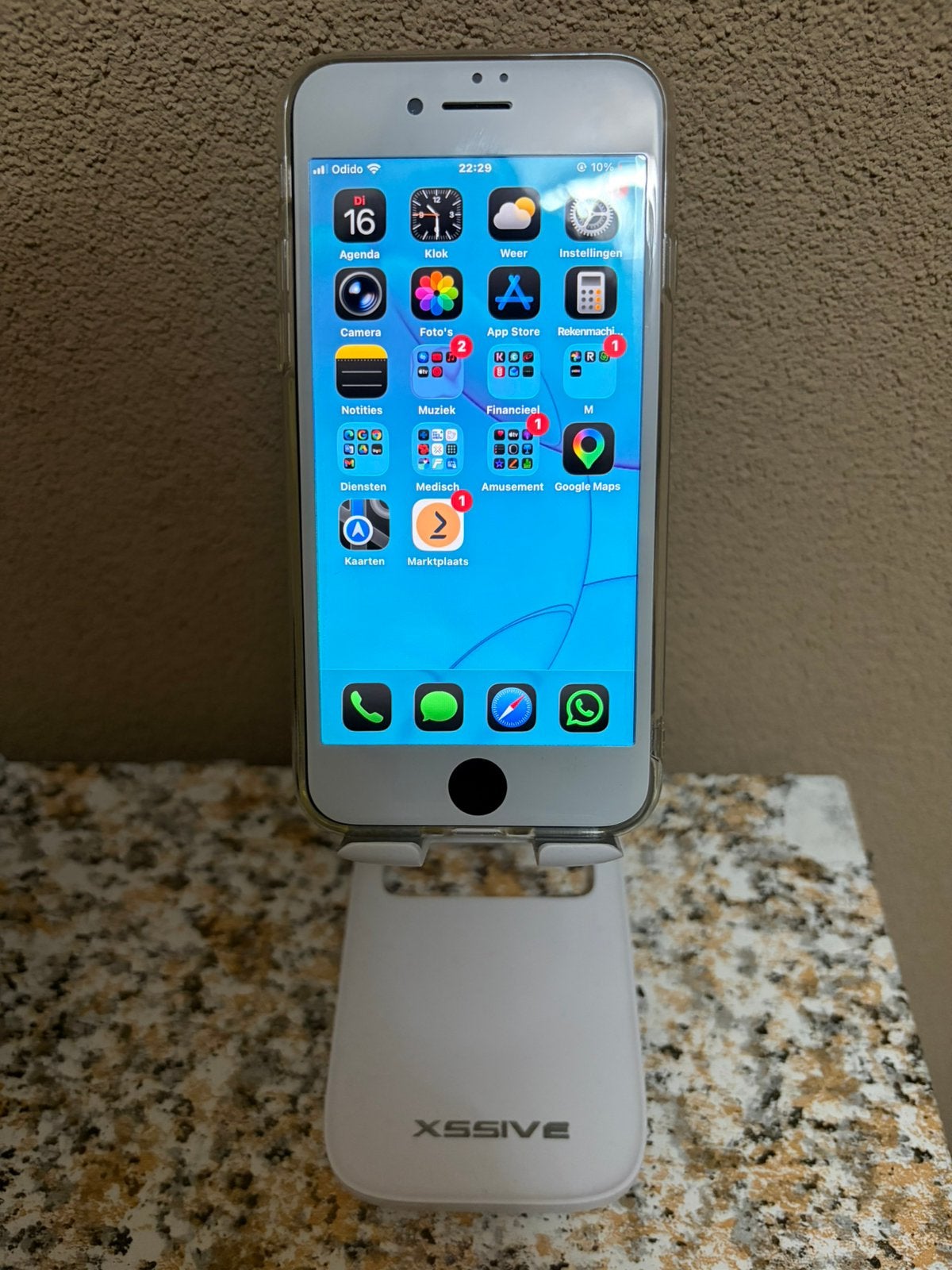 iPhone SE 2022 Wit 64GB - batterij 100%, Telecommunicatie, Mobiele telefoons | Apple iPhone, Ophalen, Wit, Zonder simlock, Zonder abonnement