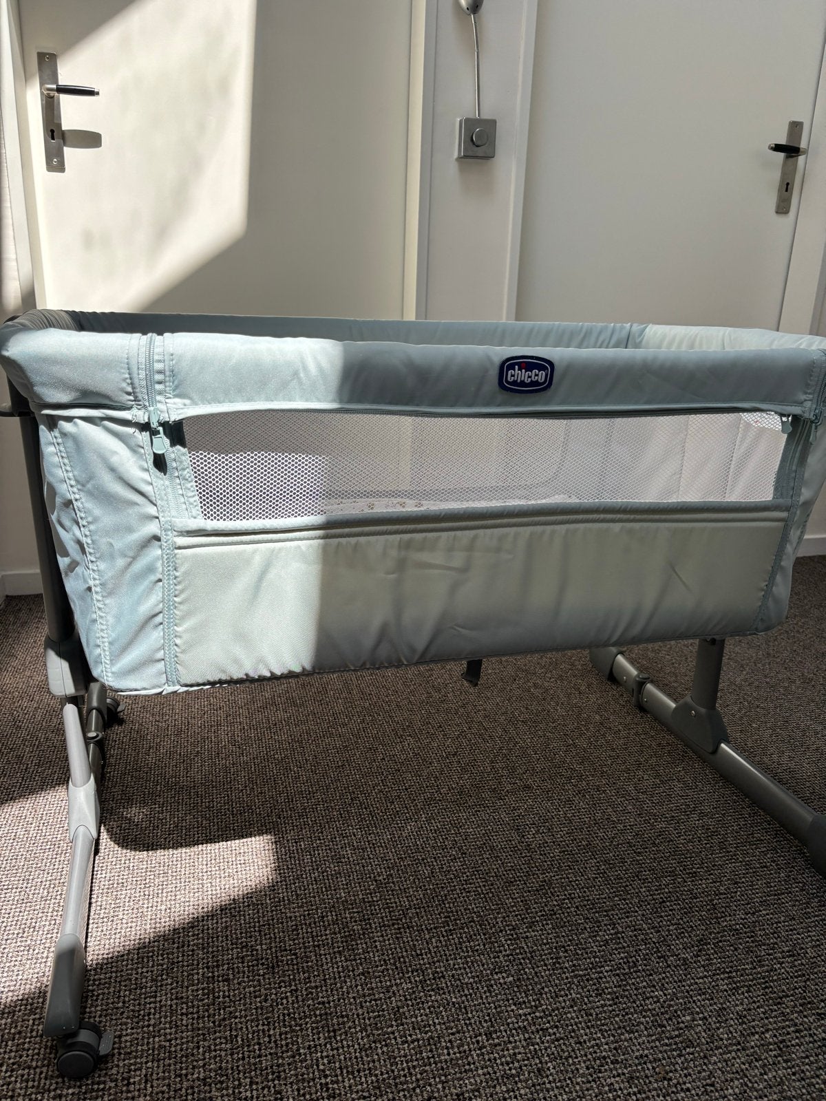 Chicco next 2 me co-sleeper, Ophalen of Verzenden, Gebruikt, Wieg