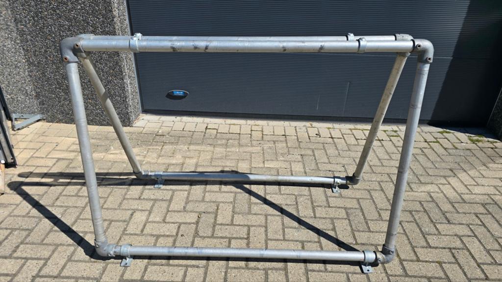 Dubbel spandoekframe aluminium, Ophalen, Zo goed als nieuw