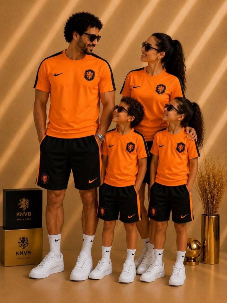 Oranje KNVB Voetbaltenue Familie Set - Nike, Nike, Ophalen of Verzenden, Zo goed als nieuw, Voetbal