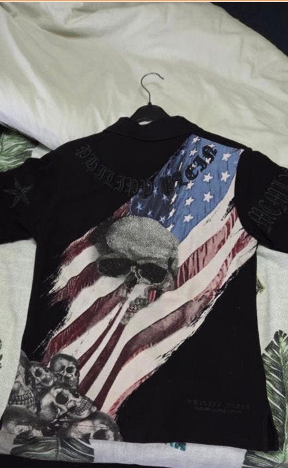 Originele Philipp Plein Poloshirt - Zwart met Skull Print, Ophalen of Verzenden