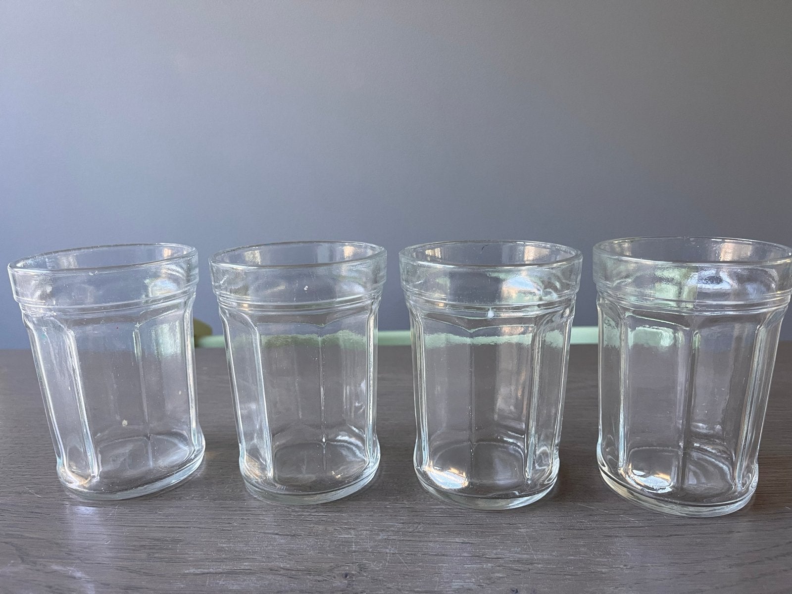 Set van 4 vintage glazen potjes/glaasjes, Ophalen