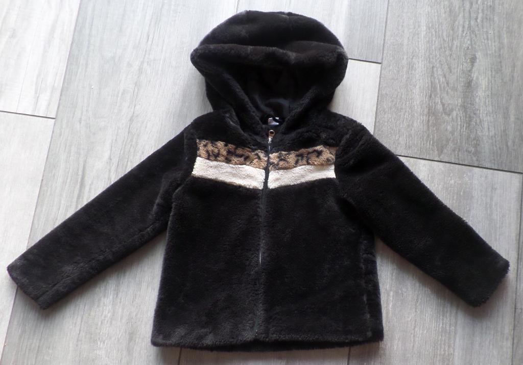 Winterjasje 110 / 116 Fleece, Kinderen en Baby's, Kinderkleding | Maat 110, Zeeman, Meisje, Ophalen of Verzenden, Zo goed als nieuw