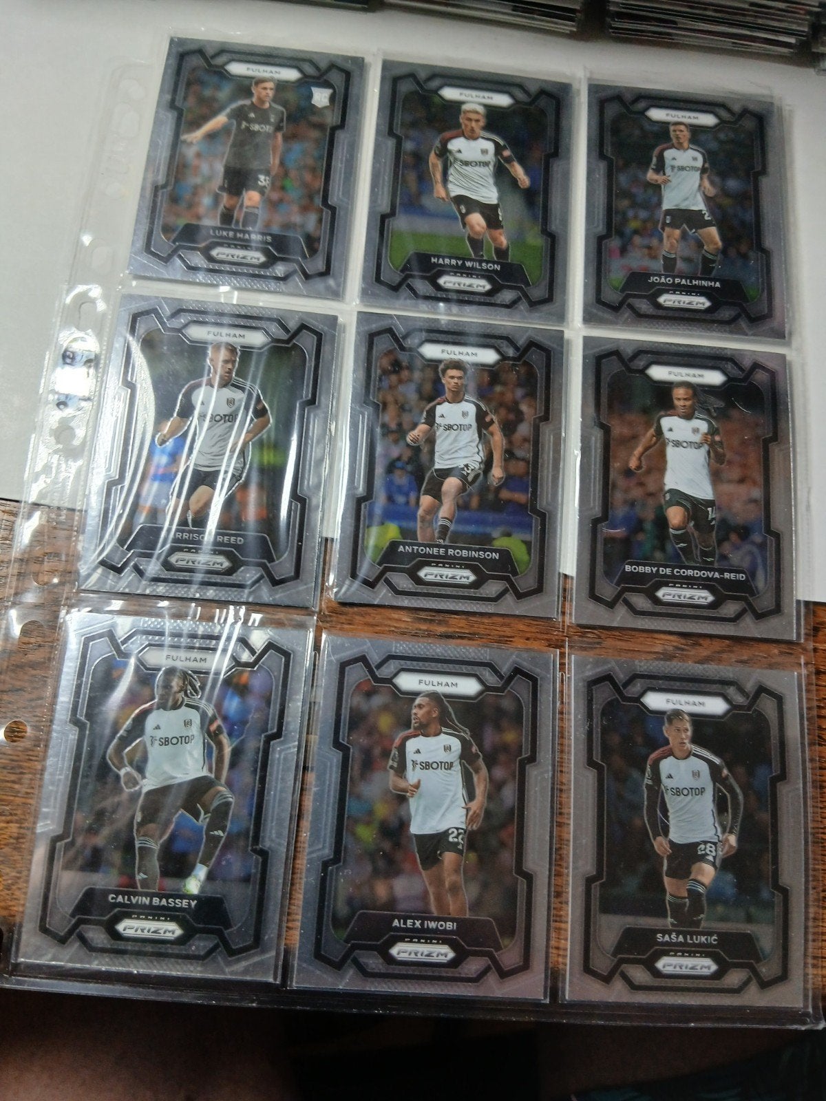 Fulham Panini Prizm Voetbal Kaarten - Diverse Spelers, Ophalen of Verzenden