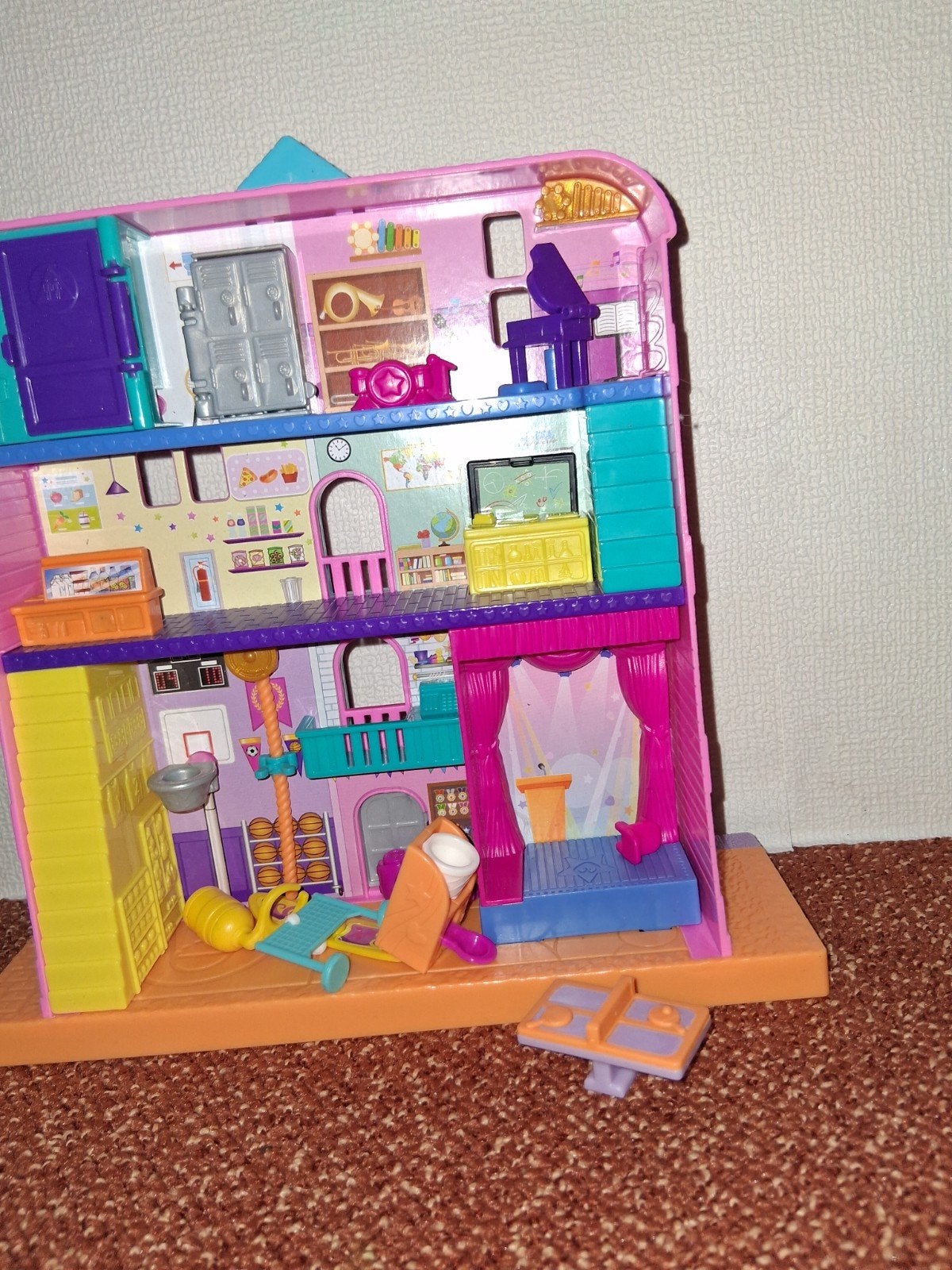 Polly Pocket school met accessoires., Ophalen, Zo goed als nieuw, Meisje