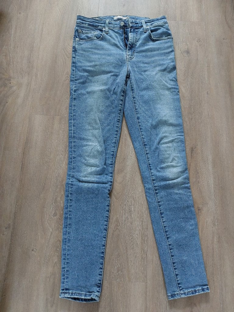 Levis 721 high rise skinny jeans 29/32, Blauw, Ophalen of Verzenden, Zo goed als nieuw, W28 - W29 (confectie 36)