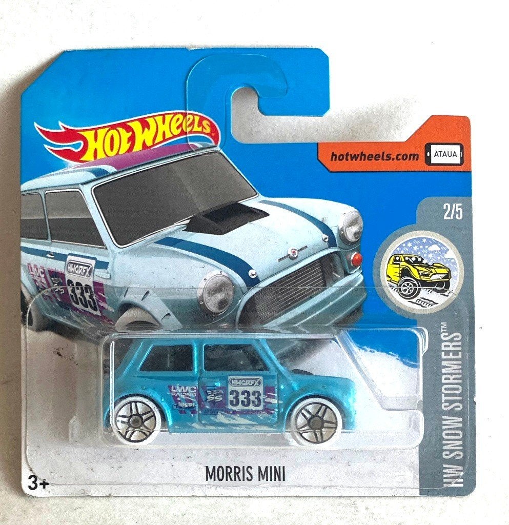 Mini lichtblauw Hot Wheels Snow Stormers # 2/5 231/365., Ophalen, Zo goed als nieuw, Auto