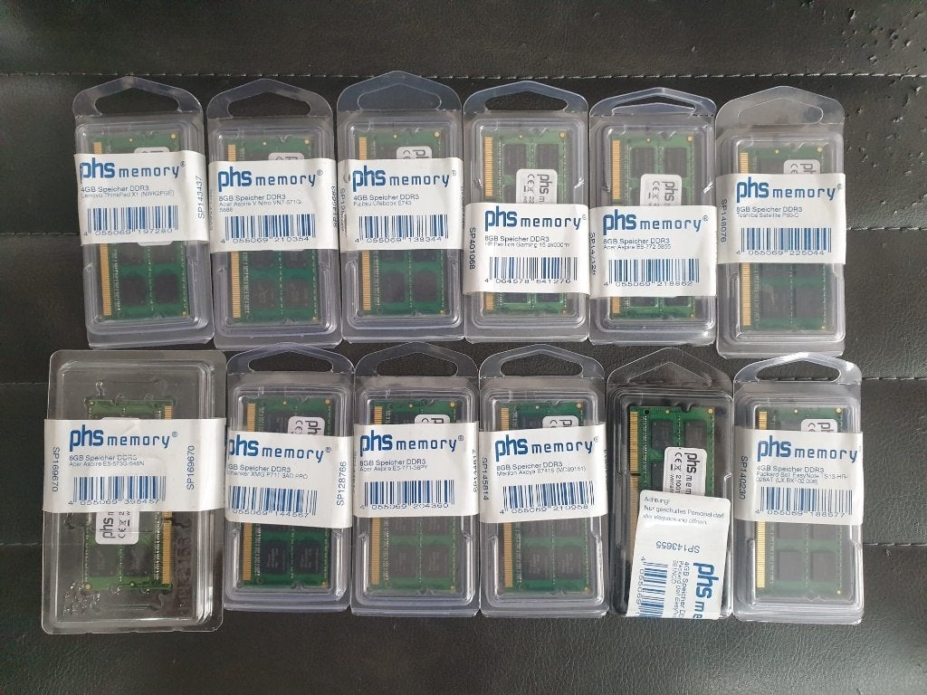Laptop RAM Geheugen DDR3 / DDR3L SO-DIMM 2GB 4GB 8GB |, Computers en Software, RAM geheugen, Ophalen, Budget Bike XL, Info@budgetbike.nl