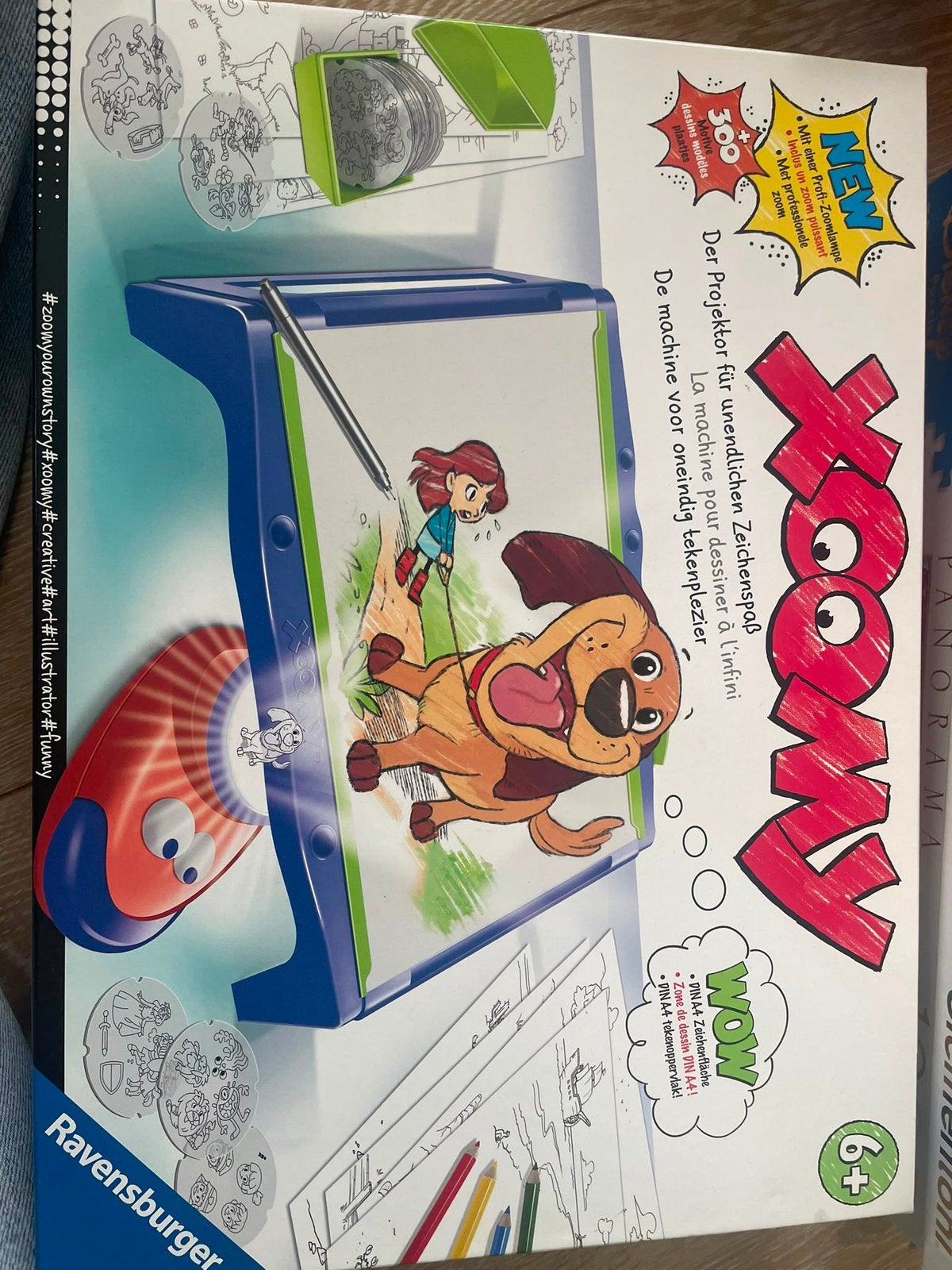 Xoomy tekenprojector, Ophalen, Overige typen