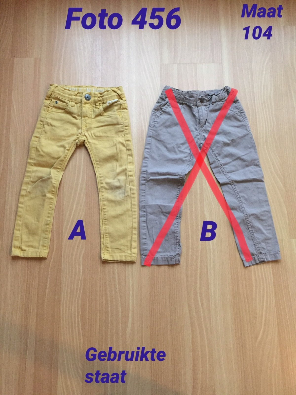 Broek jongen maat 104 zgan *foto 456*, Ophalen of Verzenden, Zo goed als nieuw, Jongen, Broek