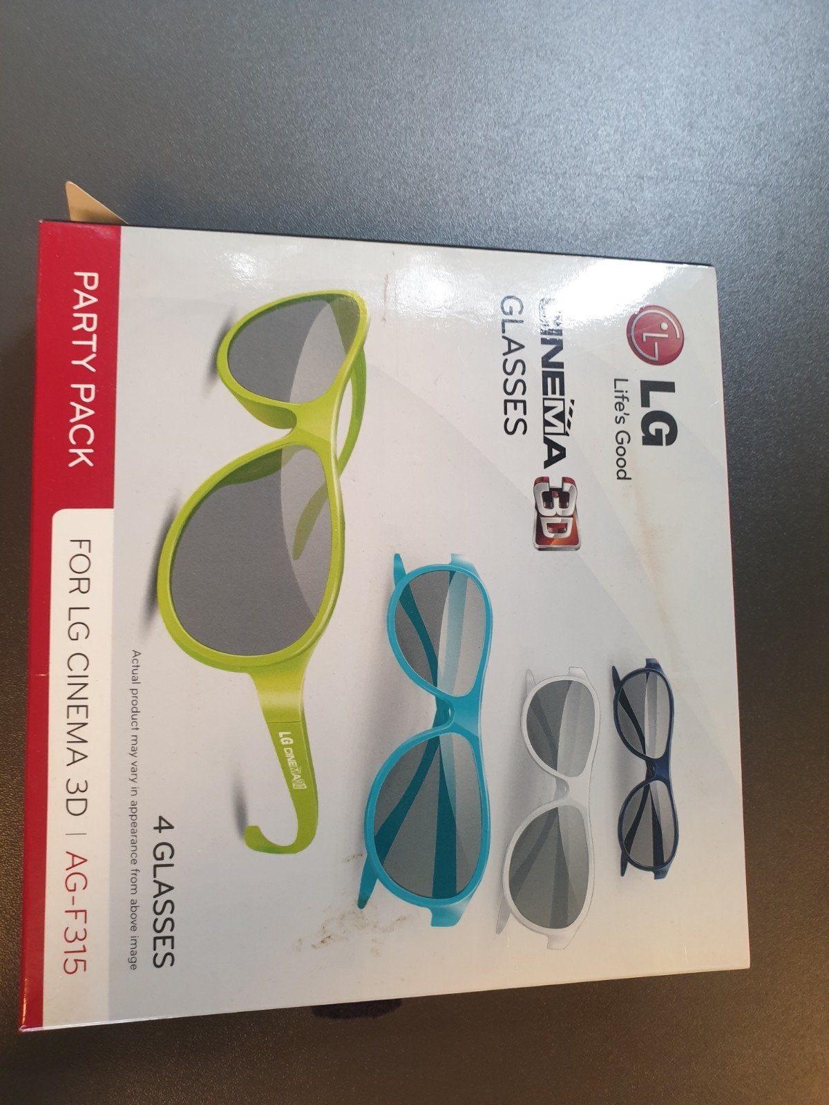 LG Cinema 3D Brillen Party Pack (4 stuks), Ophalen of Verzenden, Nieuw