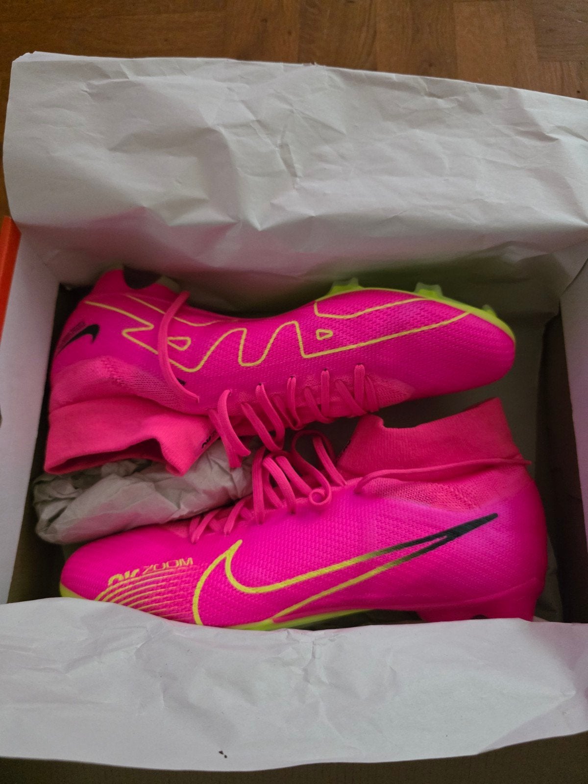 Nike Zoom Superfly 9 Pro FG Voetbalschoenen - Roze, Maat XS of kleiner, Ophalen, Nieuw, Schoenen