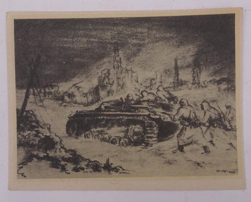 duitse ww2 post kaart in gebruikte staat, Verzamelen, Militaria | Tweede Wereldoorlog, Ophalen of Verzenden, Duitsland
