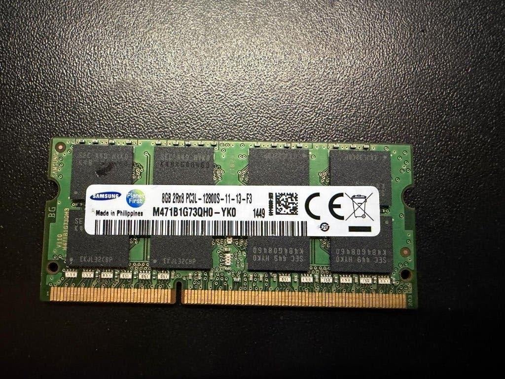 Samsung 8GB DDR3 SO-DIMM, Computers en Software, RAM geheugen, 8 GB, DDR3, Ophalen of Verzenden, Zo goed als nieuw