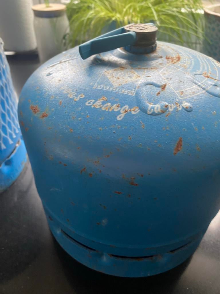 Campingaz gasflessen (1,8 kg en 2,75 kg), Ophalen, Gebruikt