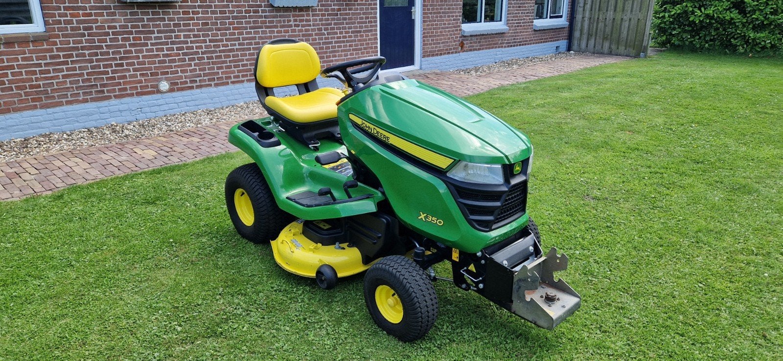 John Deere X350 Mulch maaier 42 draaiuren., Ophalen of Verzenden