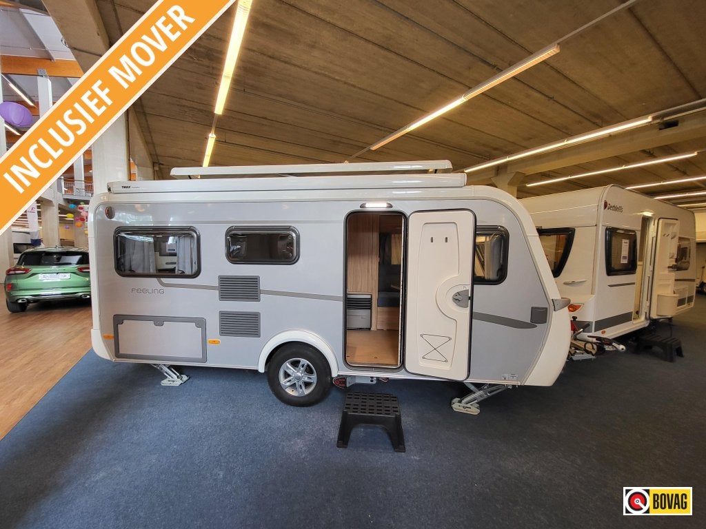 Eriba Feeling 425; mover, Thule, Unico etc., Standaardzit, Bedrijf, Eriba, Schokbreker