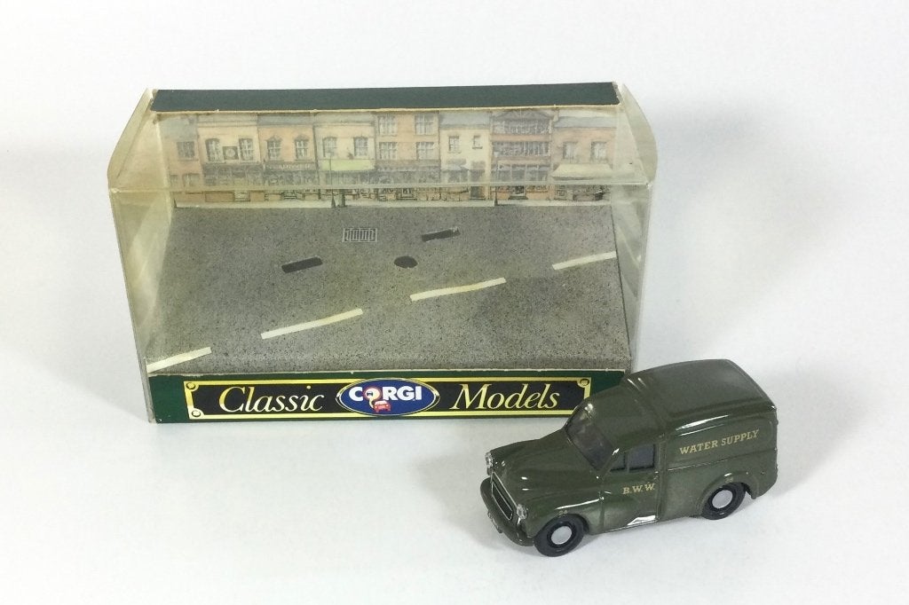 Corgi Toys 1:43 Morris Minor Van Water Supply #96840 Diecast, Ophalen of Verzenden, Zo goed als nieuw, Auto, Corgi