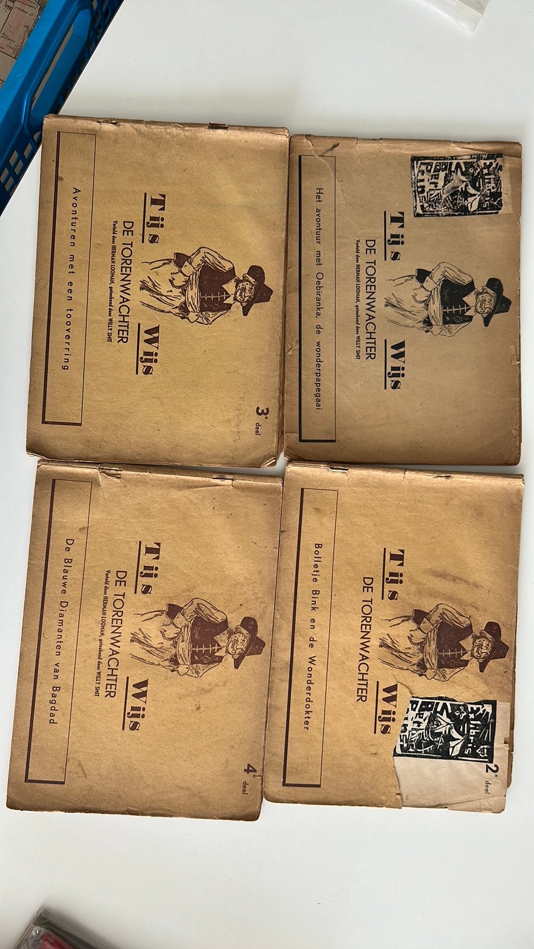 Serie Tijs Wijs 1-4, Complete serie of reeks, Ophalen of Verzenden, Gelezen