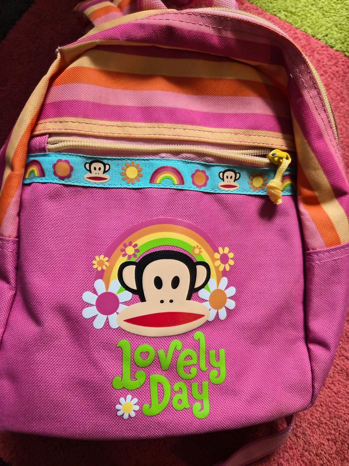 Paul frank schooltasje, fantastische kleuren, Ophalen of Verzenden, Roze, Rugtas, Minder dan 30 cm