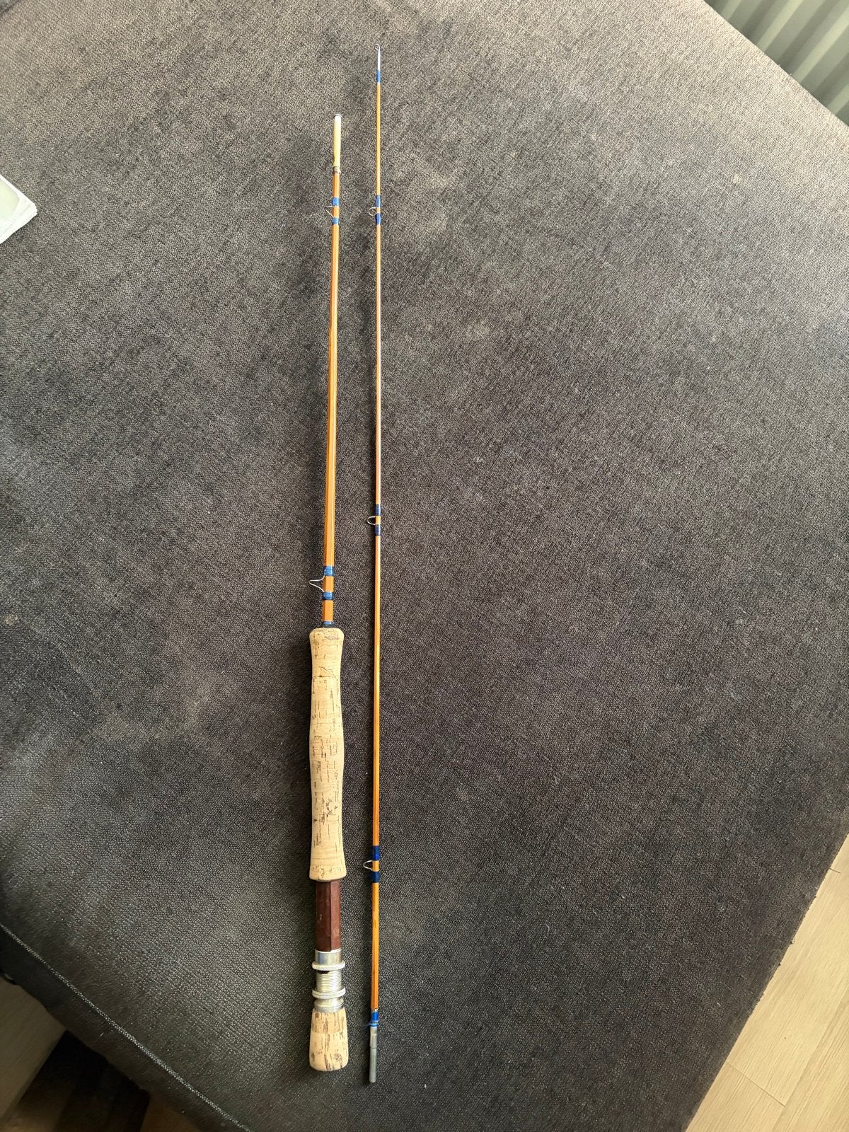 Handgemaakte Splitcane Vliegvishengel - Uniek en Klassiek, Ophalen, Gebruikt