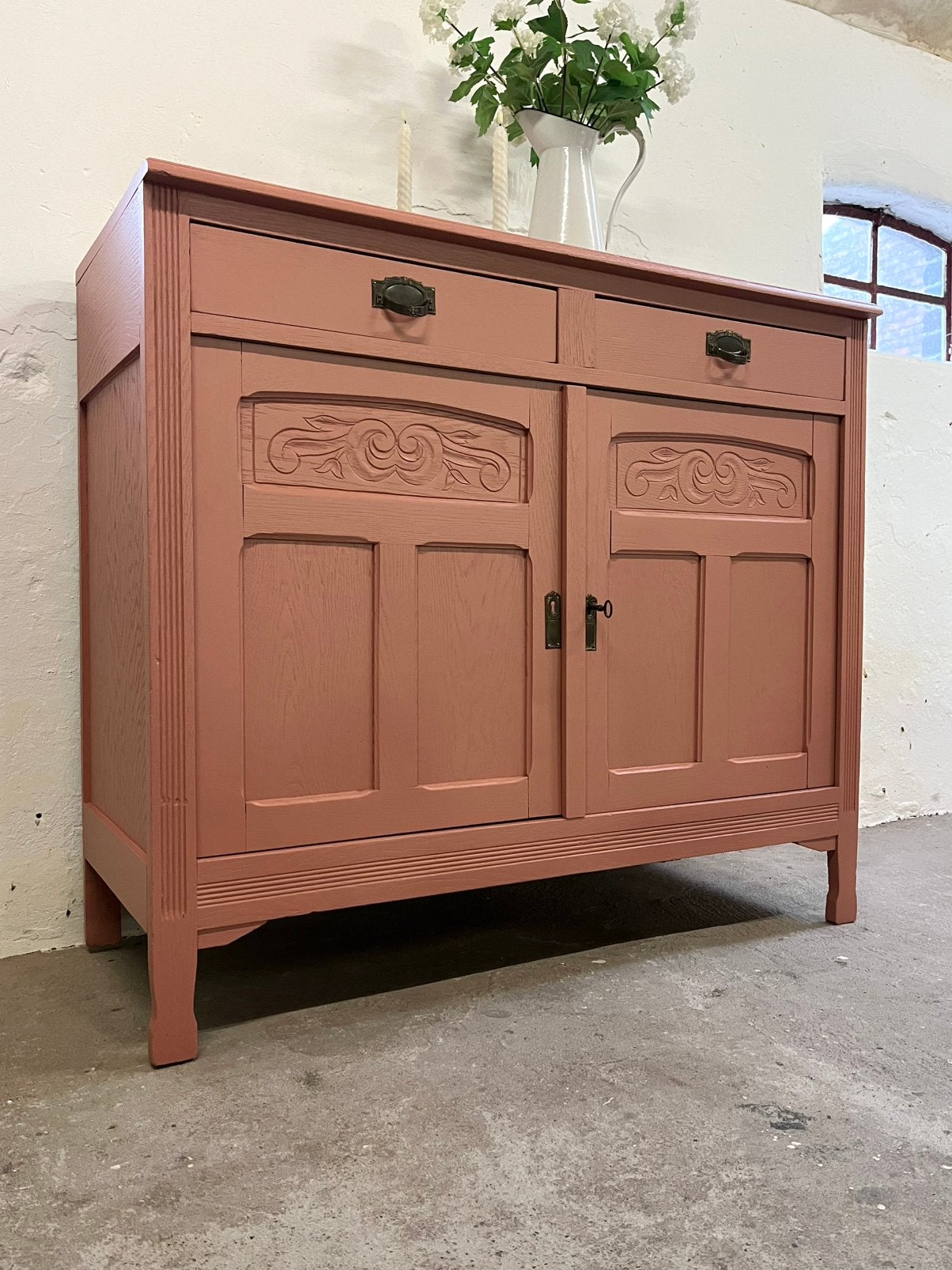Vintage commode, kastje, dressoir, brocante, meidenkast, Ophalen, Gebruikt, 100 cm of meer, Nvt
