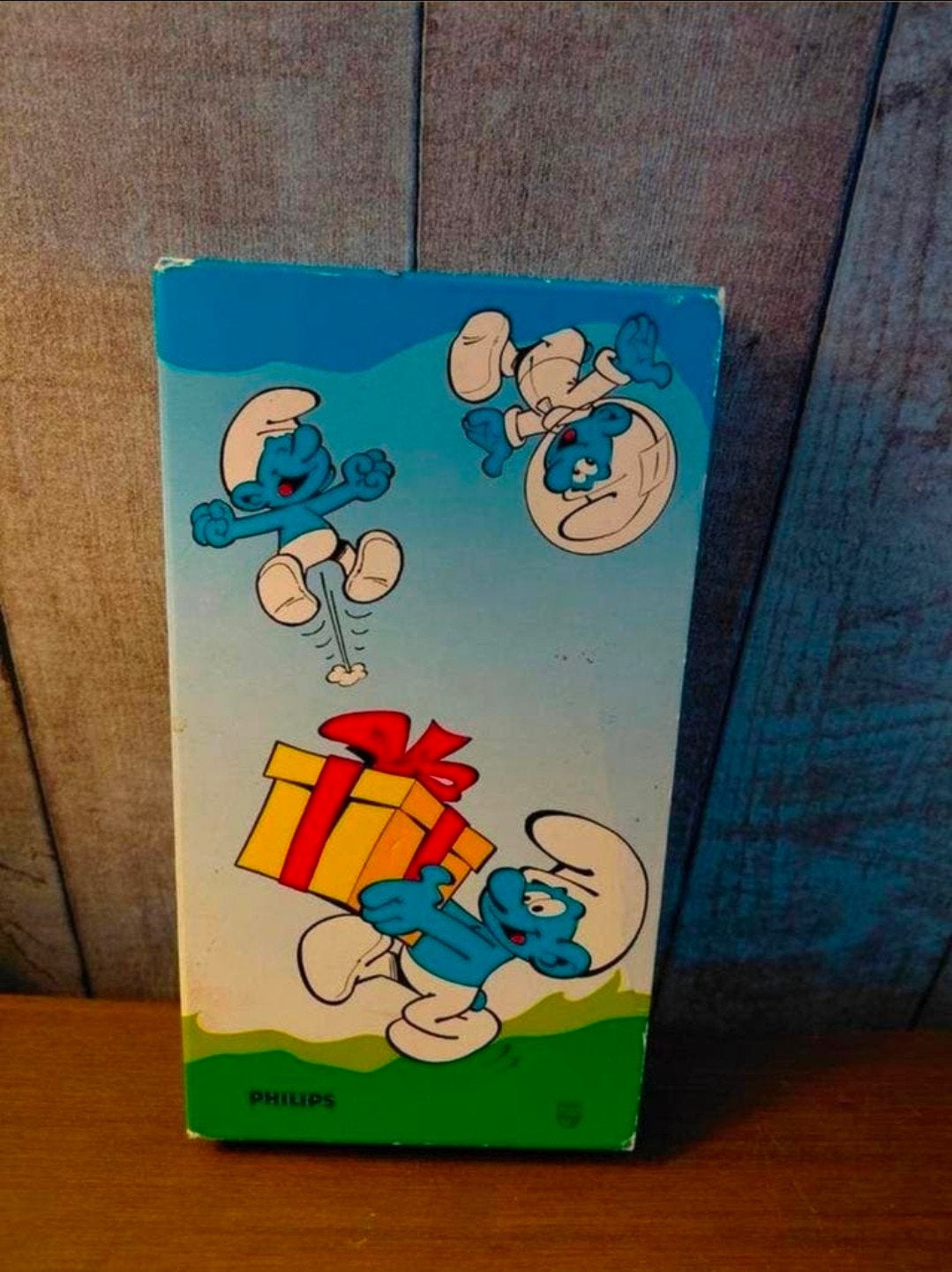 Smurfen videoband. De Ruimtesmurf., Gebruikt, Tekenfilm, Alle leeftijden, Ophalen of Verzenden