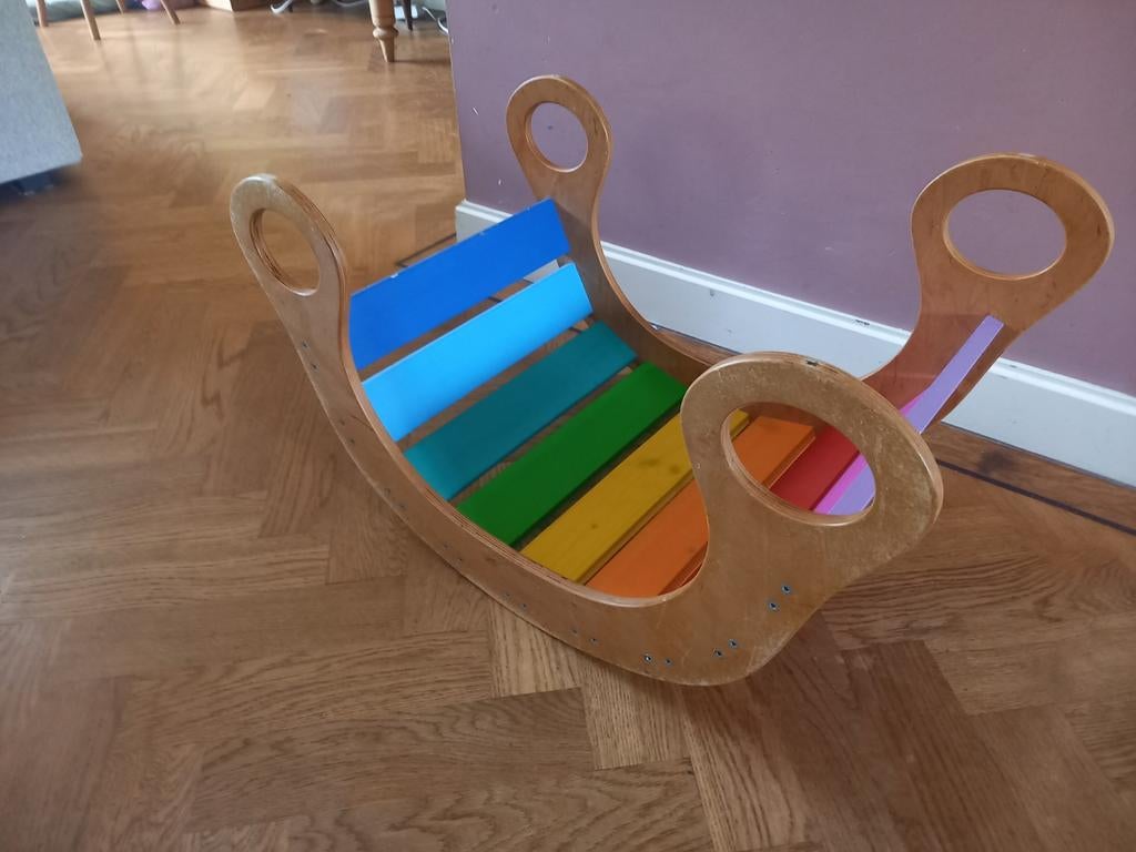 Antroposofische regenboog schommelboot, Ophalen, Gebruikt, Overige typen