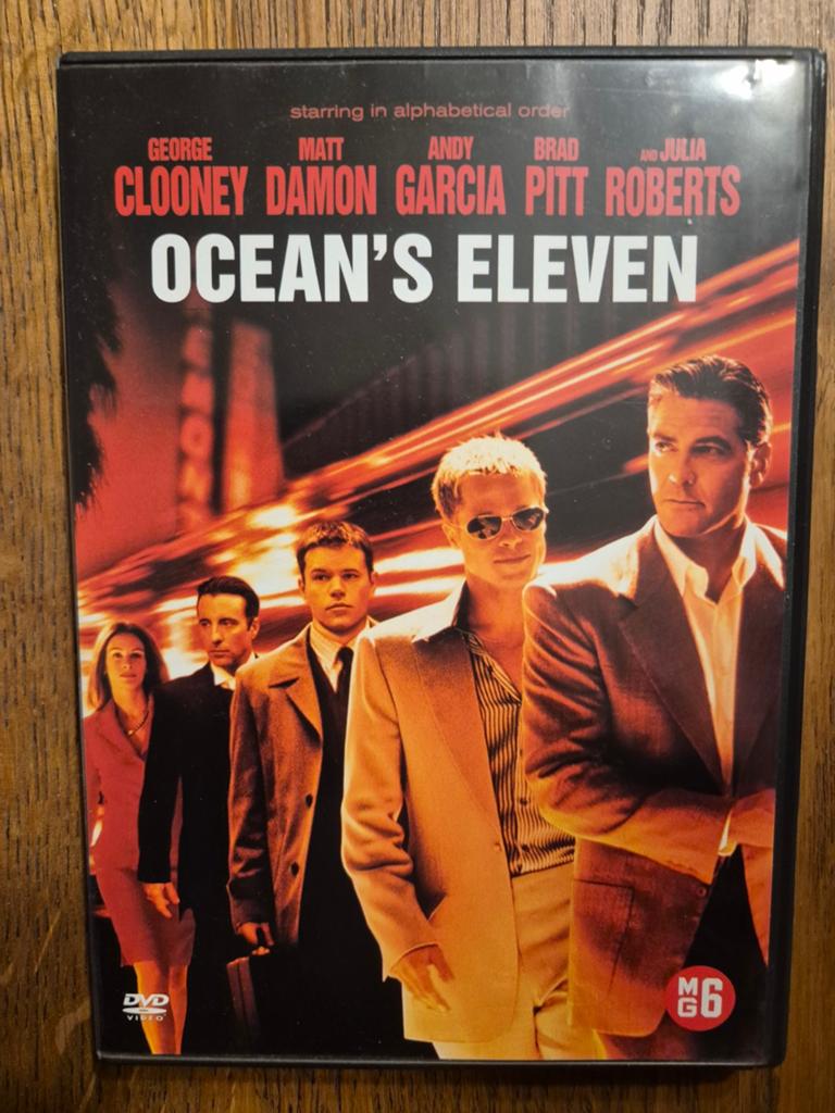 Ocean's Eleven DVD - Actiethriller met topcast, Cd's en Dvd's, Vanaf 6 jaar, Ophalen of Verzenden, Gebruikt, Actiethriller