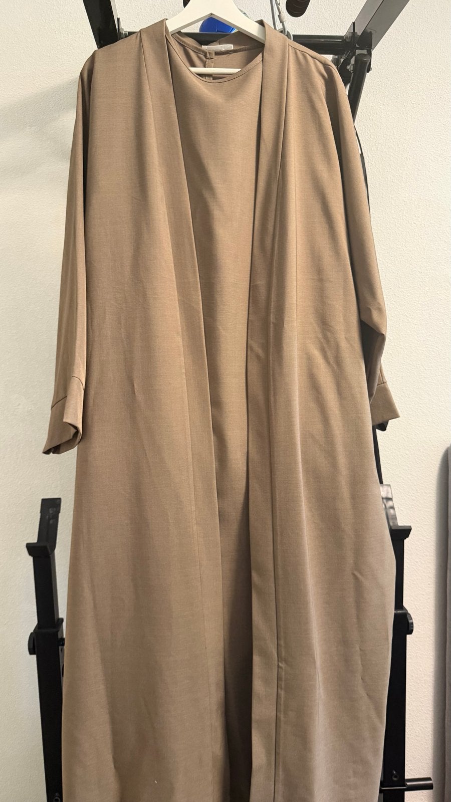 Manzaram Lange Kimono + Abaya nieuw met label/ merrachi, Maat 38/40 (M), Beige, Ophalen of Verzenden, Zo goed als nieuw