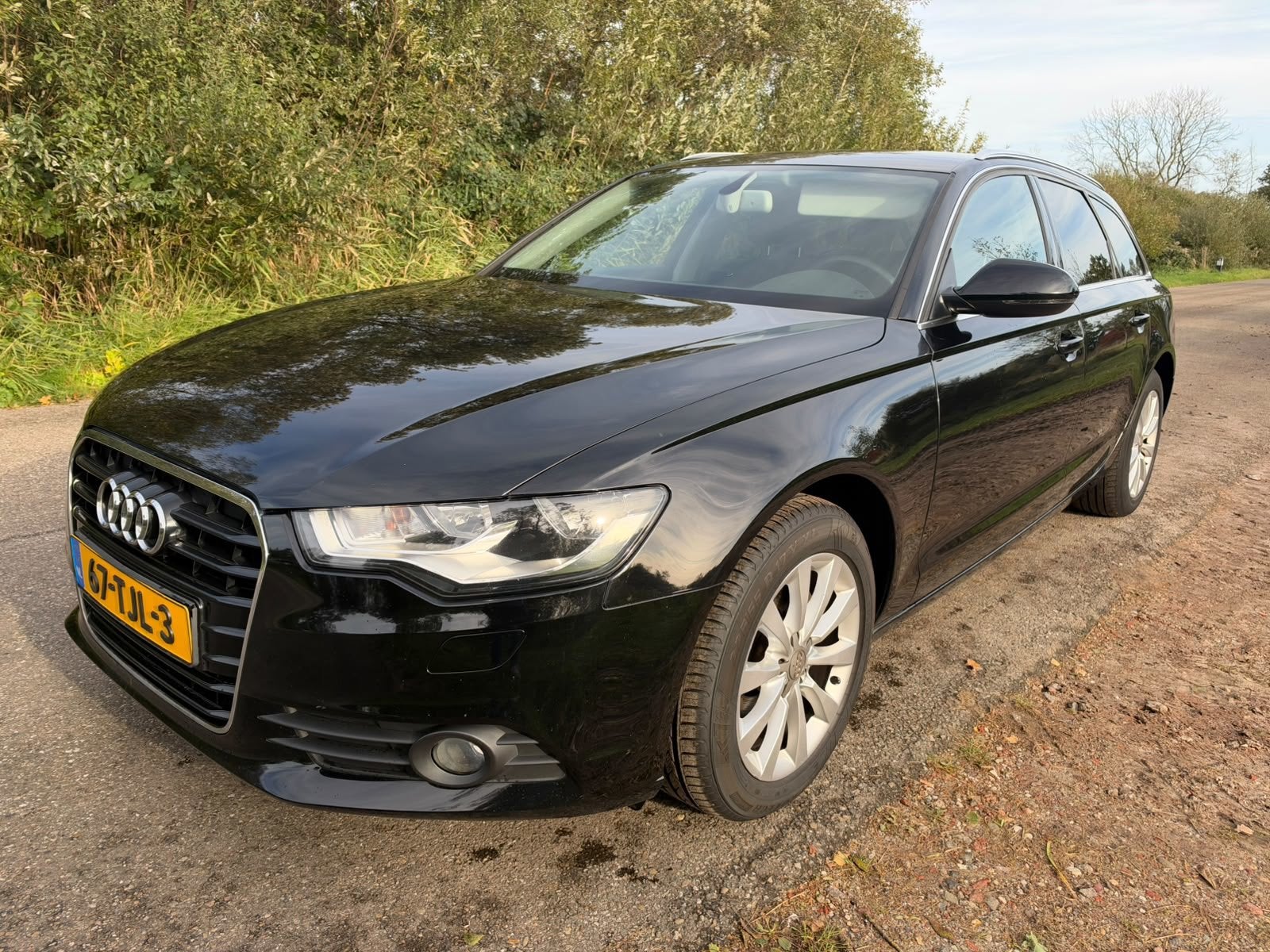 Audi A6 Avant 2.0 TDI, Auto's, Voorwielaandrijving, Euro 5, Gebruikt, Zwart