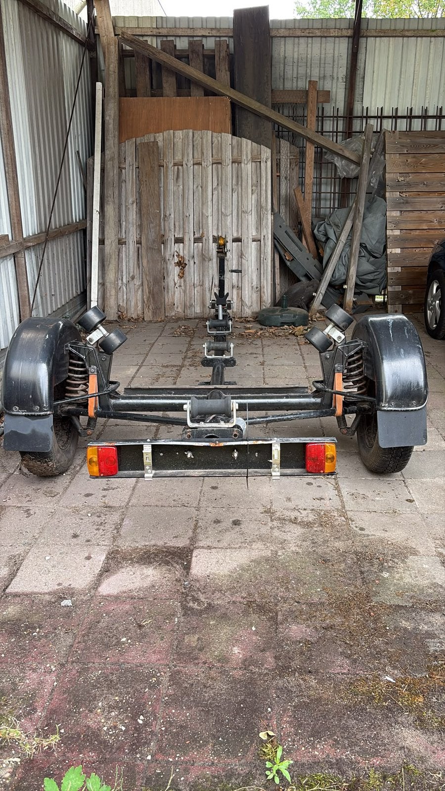 Trailer voor 4 tot 5 meter boot, Watersport en Boten, Ophalen, Gebruikt