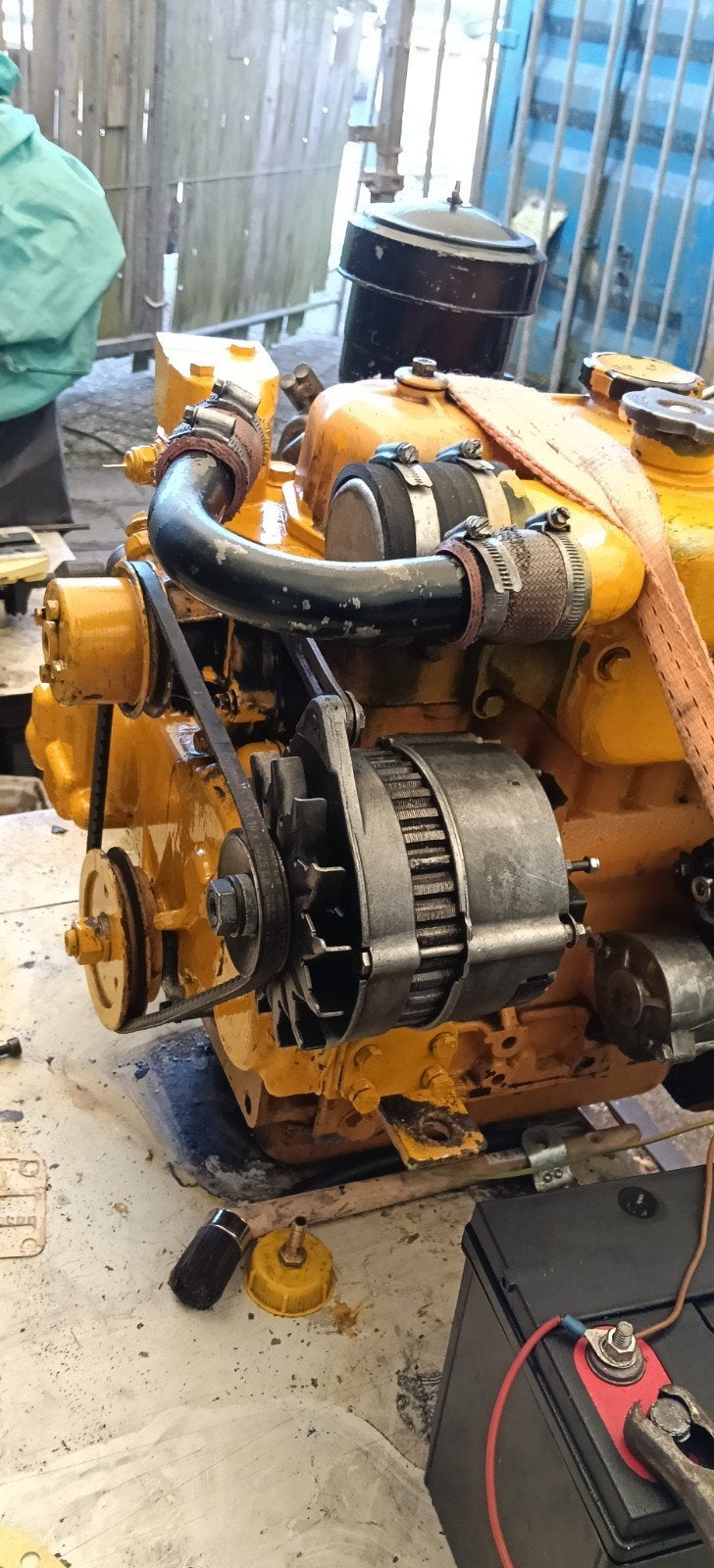 Vetus M414 scheepsmotor met Hurth keerkoppeling, Ophalen of Verzenden